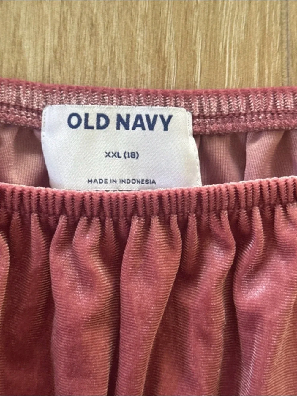 NWT Old Navy Girls Pink Velour Puff Sleeve Jumpsuit XXL 18